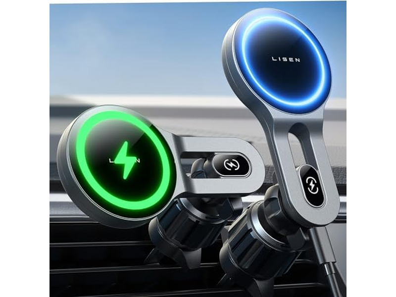 Chargeur — 15W Magnetic Wireless Car Charger