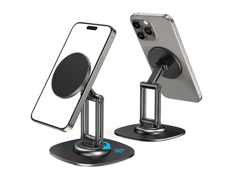 Support pour téléphone — 360 Rotating Metal Base Foldable Cell Phone Stand