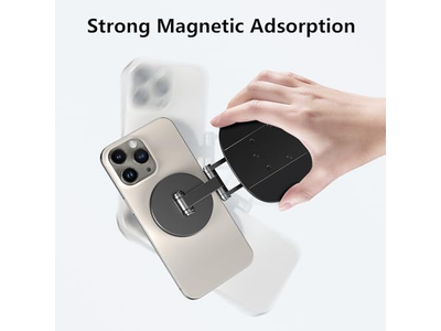 Support pour téléphone — 360 Rotating Metal Base Foldable Cell Phone Stand