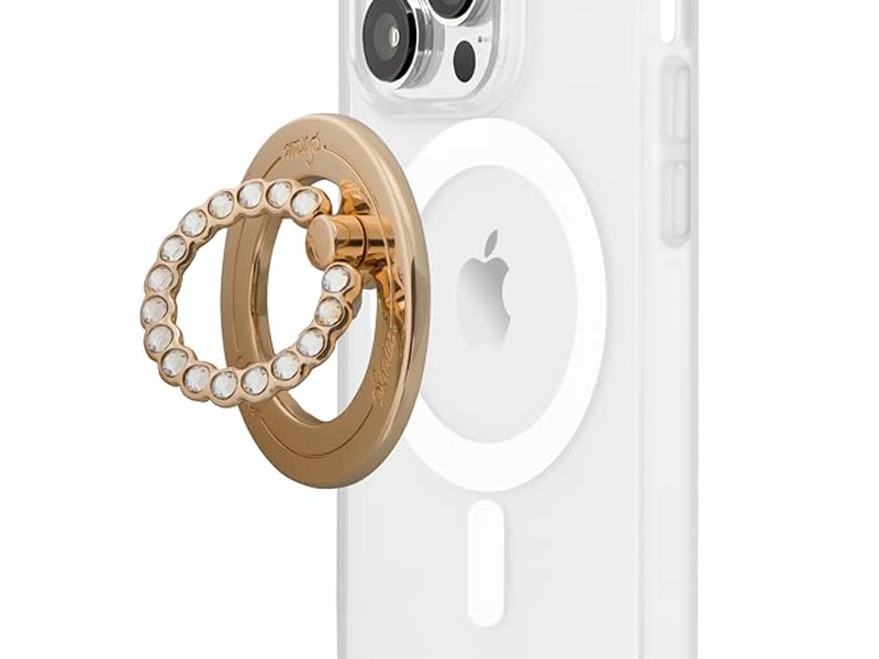 Poignée pour téléphone — Magnetic Phone Grip and Ring Holder with Rotatable Kickstand