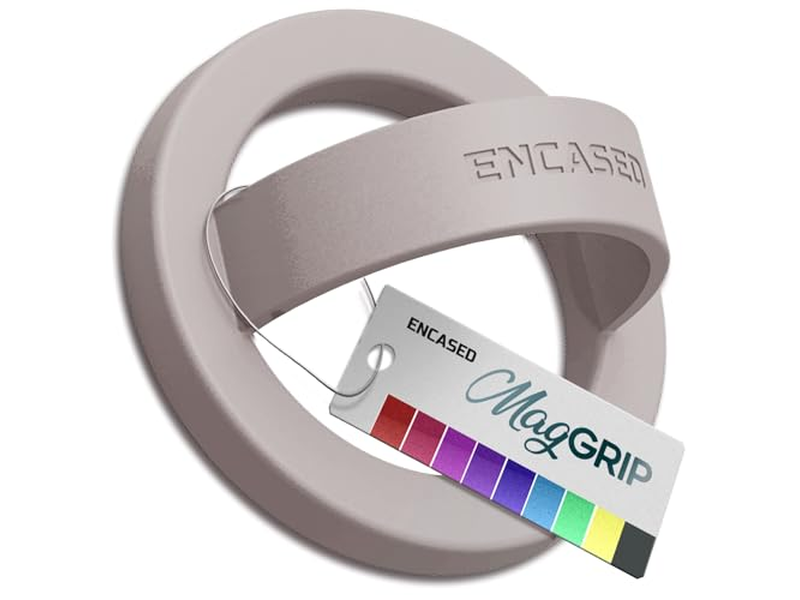 Poignée pour téléphone — Magnetic Phone Grip Holder Thin Silicone Finger Loop Ring