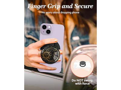 Poignée pour téléphone — Magnetic Phone Grip Stand with Finger Grip Kickstand for iPhone