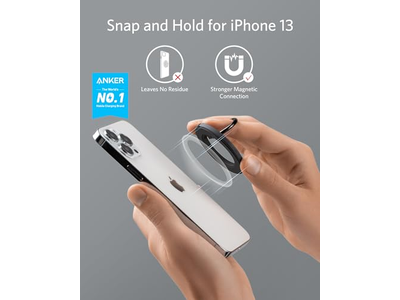 Poignée pour téléphone — Magnetic Phone Grip with Adjustable Kickstand for iPhone Series