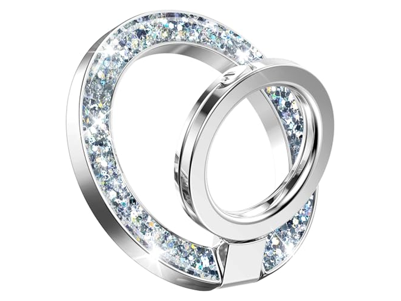 Poignée pour téléphone — Magnetic Phone Ring Holder with Adjustable Stand and Kickstand