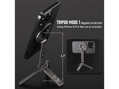 Support pour téléphone — Magnetic Tripod for iPhone MagSafe Cases