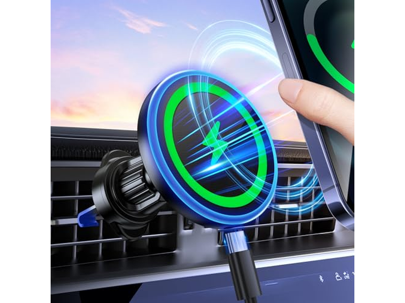 Chargeur — MagSafe Car Mount Charger 3 in 1 Wireless Car Charger