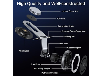 Support pour téléphone — MagSafe Car Mount for Universal Dashboard