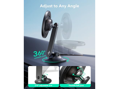 Support pour téléphone — MagSafe Car Mount Upgraded Dashboard Magnetic Phone Holder