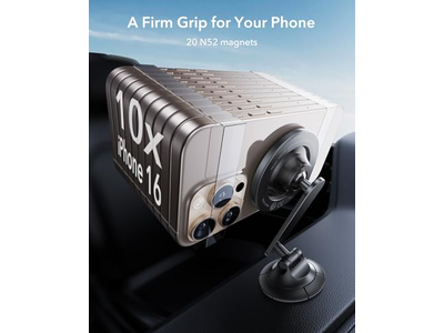 Support pour téléphone — MagSafe Car Mount Upgraded Dashboard Magnetic Phone Holder