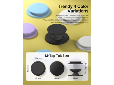 Poignée pour téléphone — MagSafe Phone Grip, Soft Silicone Magnetic Finger Grip