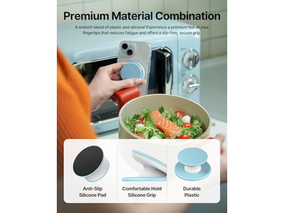 Poignée pour téléphone — MagSafe Phone Grip, Soft Silicone Magnetic Finger Grip