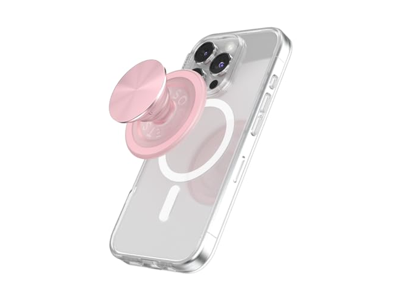 Poignée pour téléphone — MagSafe Phone Grip with Kickstand and Swappable Top Dusty Rose