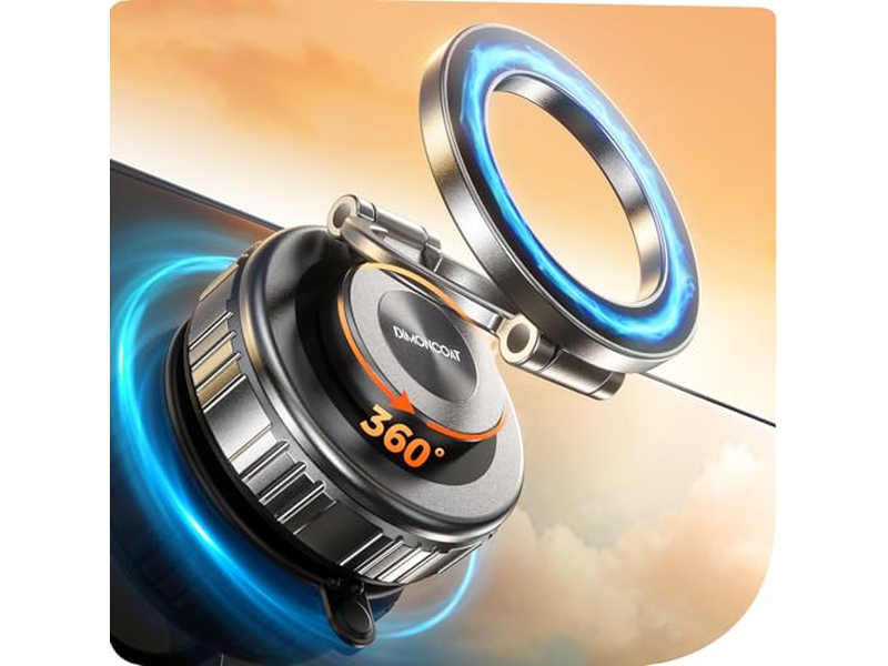 Support pour téléphone — Metal 360 Adjustable Vacuum Suction Cup Phone Mount