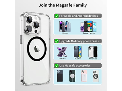 Anneaux magnétiques — Universal Metal Rings Compatible with MagSafe Sticker