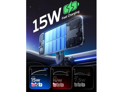 Chargeur — 15W Magnetic Wireless Car Charger