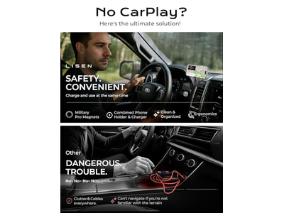 Chargeur — 15W Magnetic Wireless Car Charger