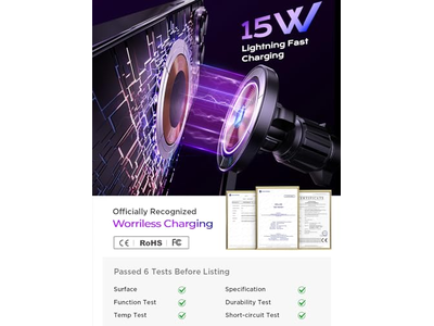 Chargeur — 15W MagSafe Car Mount Charger