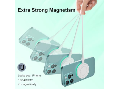 Chargeur — 2Pack 15W Magnetic Wireless Charger