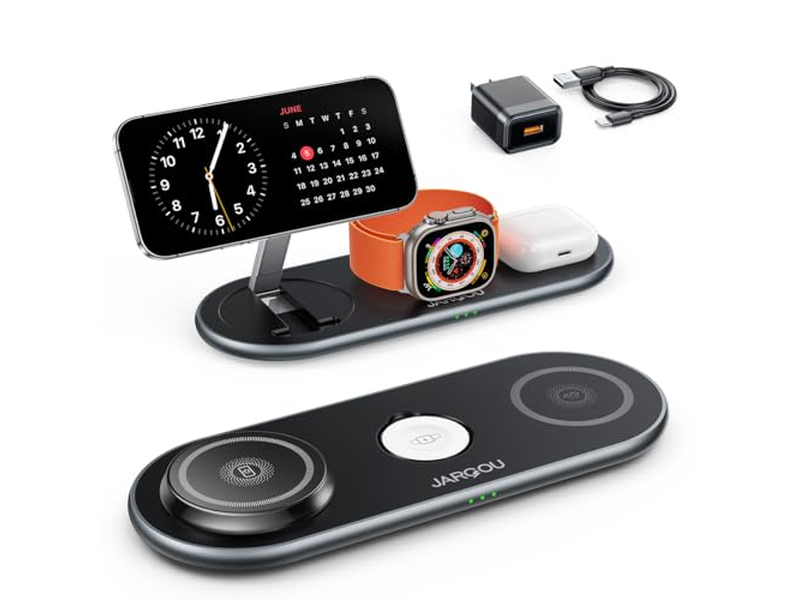 Chargeur — 3 in 1 Charging Station with Magsafe Charger