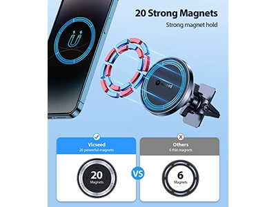 Support pour téléphone — 360 Adjustable Magnetic Car Phone Holder Mount