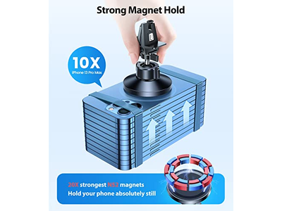 Support pour téléphone — 360 Adjustable Magnetic Car Phone Holder Mount