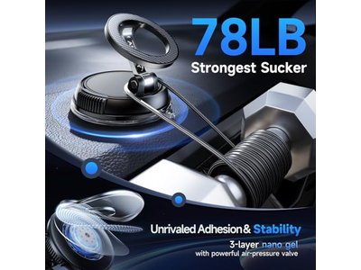 Support pour téléphone — Car Phone Holder for MagSafe 360° Adjustable