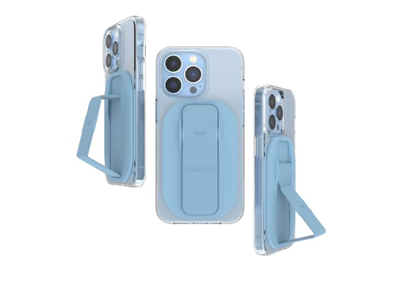 Poignée pour téléphone — Compact Mobile Cell Phone Grip Holder with Magnetic Kickstand Light B