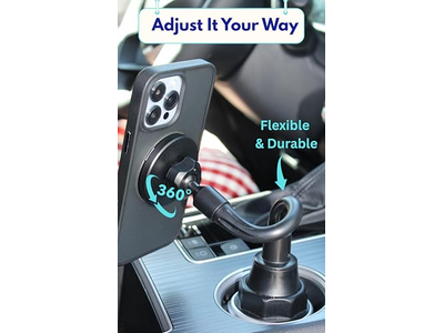 Support pour téléphone — Cup Holder Phone Mount Magnetic