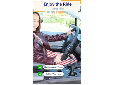 Support pour téléphone — Cup Holder Phone Mount Magnetic