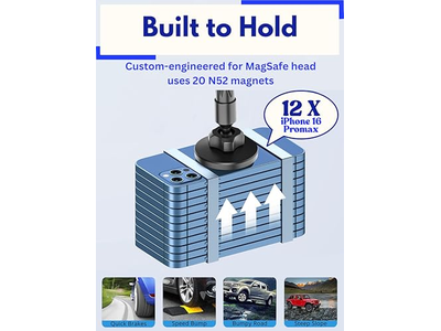 Support pour téléphone — Cup Holder Phone Mount Magnetic