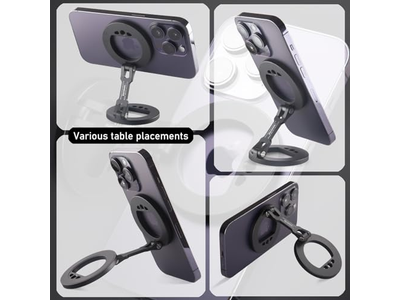 Support pour téléphone — Double Magnetic Ring Phone Holder