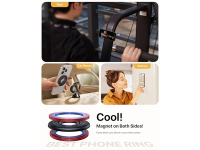 Poignée pour téléphone — Double-sided Magnetic Phone Grip