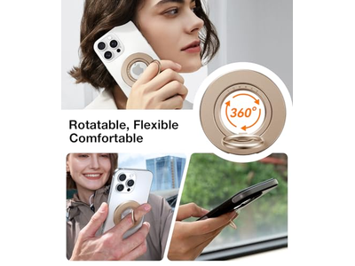 Poignée pour téléphone — Dual-Ring Fit for MagSafe Phone Grip Ring Holder