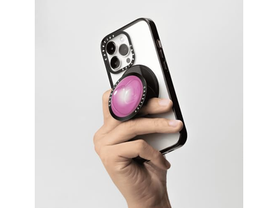 Poignée pour téléphone — Grip Stand Compatible with MagSafe - Heart Design