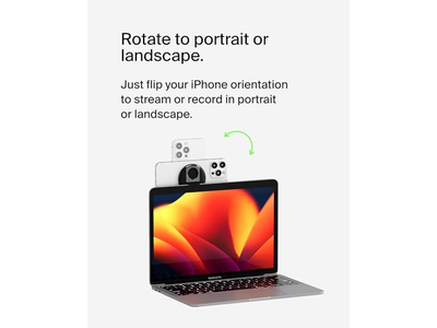 Support pour téléphone — iPhone MagSafe Camera Mount for MacBook, iPhone Continuity Camera Mount