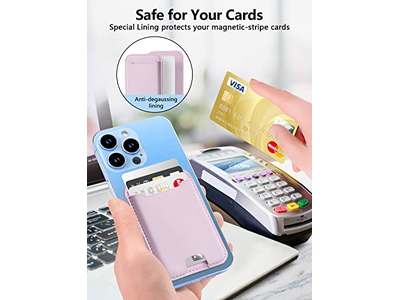 Portefeuille — Magnetic Card Holder for iPhone 12-16 Series RFID Blocking Fits 4 Ca