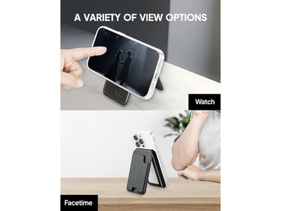 Portefeuille — Magnetic Card Holder Wallet with Adjustable Stand for iPhone Holds 5