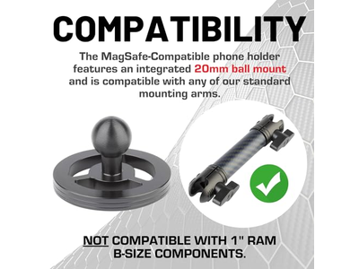 Support pour téléphone — Magnetic Cell Phone Holder Compatible with MagSafe