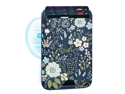 Portefeuille — Magnetic Cell Phone Wallet Card Holder-Compatible with MagSafe Leathe