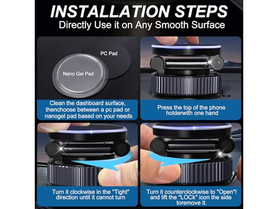 Support pour téléphone — Magnetic Phone Charging Holder for Car