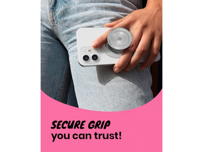 Poignée pour téléphone — Magnetic Phone Grip - MagSafe Compatible Translucent Slim Lightweig