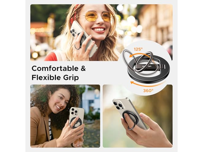 Poignée pour téléphone — Magnetic Phone Grip for MagSafe Holder Universal Strong Ring Stand
