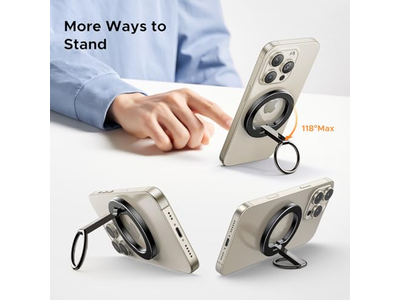 Poignée pour téléphone — Magnetic Phone Grip for MagSafe Holder Universal Strong Ring Stand