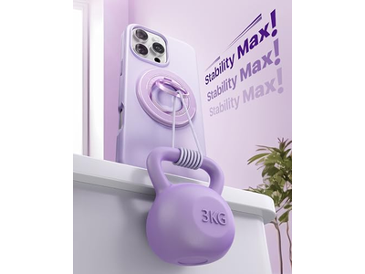 Poignée pour téléphone — Magnetic Phone Grip for MagSafe with Rotatable Two-Sided Magnet Holder