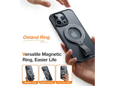 Poignée pour téléphone — Magnetic Phone Grip Holder Kickstand Fits MagSafe for iPhone and Gal