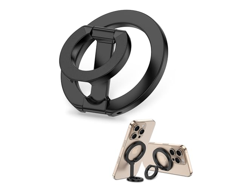 Poignée pour téléphone — Magnetic Phone Grip Holder with Adjustable Kickstand Loop for Smartpho