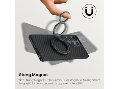 Poignée pour téléphone — Magnetic Phone Grip Ring Stand with Removable Holder and Adapter 360degree