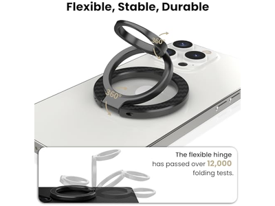Poignée pour téléphone — Magnetic Phone Grip Ring Stand with Removable Holder and Adapter 360degree