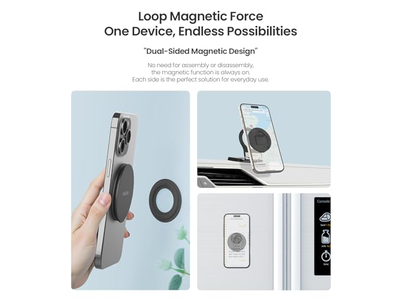 Poignée pour téléphone — Magnetic Phone Grip Stand Compatible with MagSafe