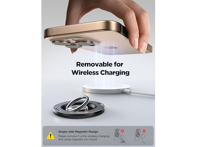 Poignée pour téléphone — Magnetic Phone Grip Stand with 360degree Rotation Ring for MagSafe Devices